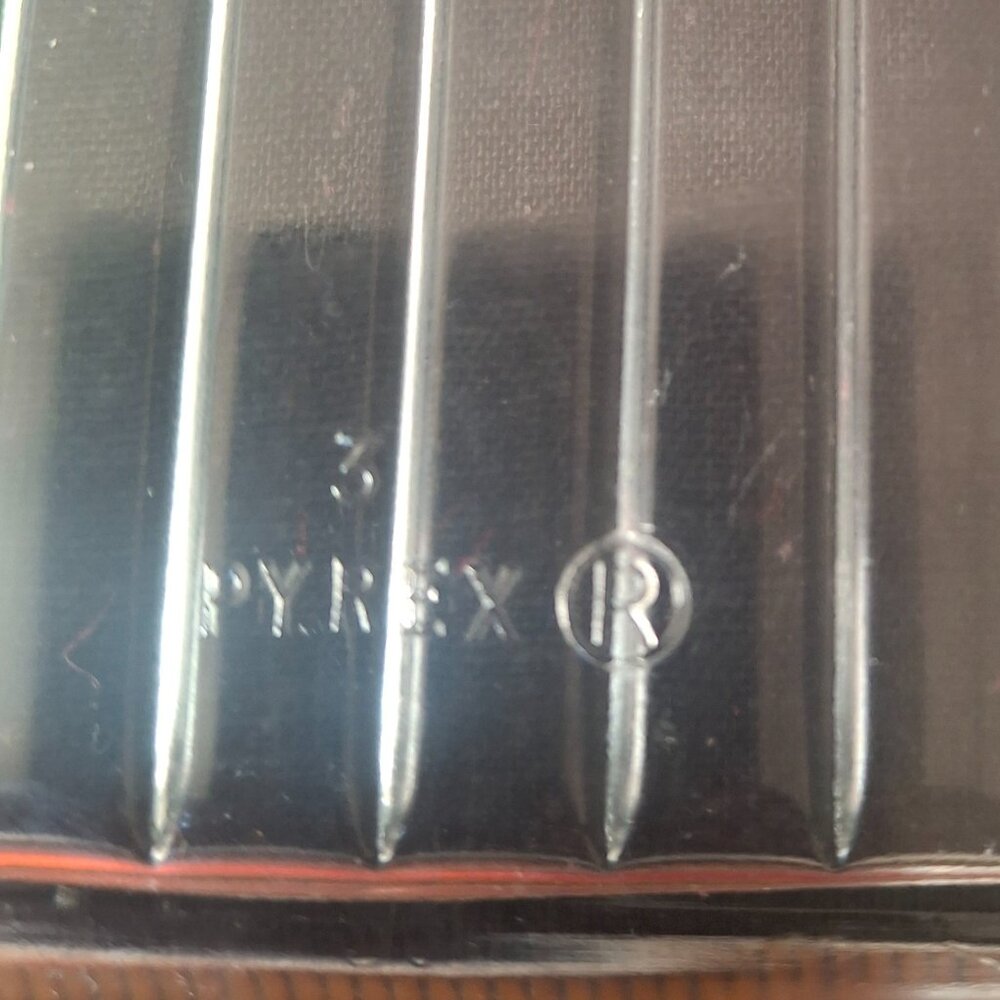 Pyrex 503-C Refrigerator Dish Clear Glass Replacement Lid Only All-Over Rib Top - Picture 5 of 6
